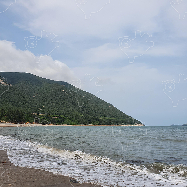 풍경사진, 바다사진, 바다와산사진, 감성사진, 파도사진 : 초록긍정 - 네이버 OGQ마켓
