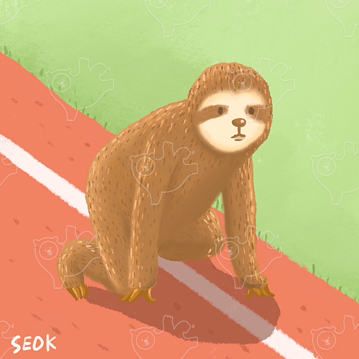 나무늘보 : 돌탱 - 네이버 OGQ마켓