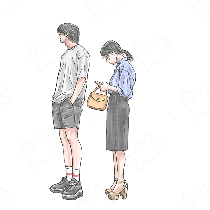 남자와 여자 : 돌탱 - 네이버 OGQ마켓