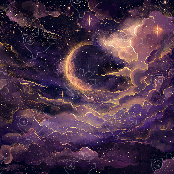 purple night sky : 홀리써니 - 네이버 OGQ마켓