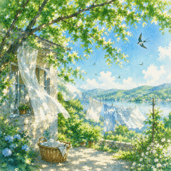 여름 산들바람의 속삭임 - Summer Breeze Whispers