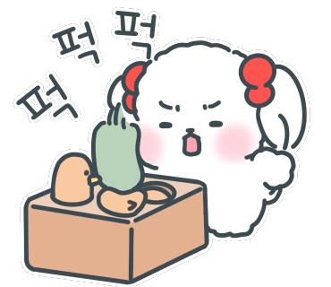 찜닭에꽂힌닭집애 이미지